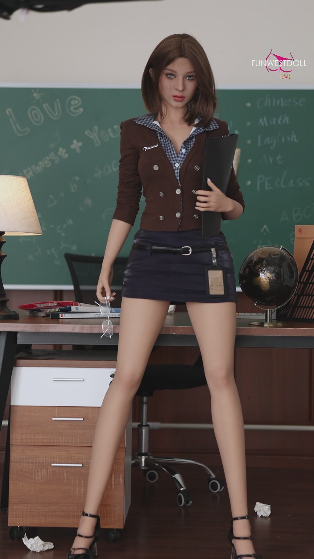 Sheila seksnukk (FunWest Doll 165 cm C-Cup #057 TPE)