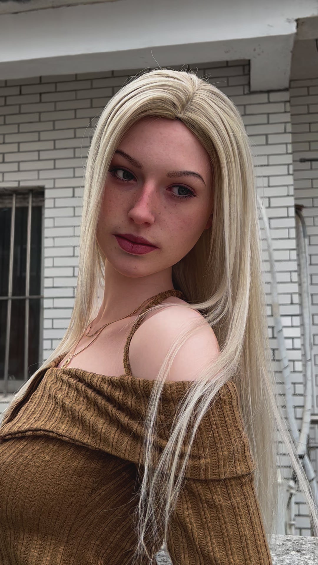 Evelina seksnukk (Zelex 175 cm E-Cup GE41-1 silikoon)