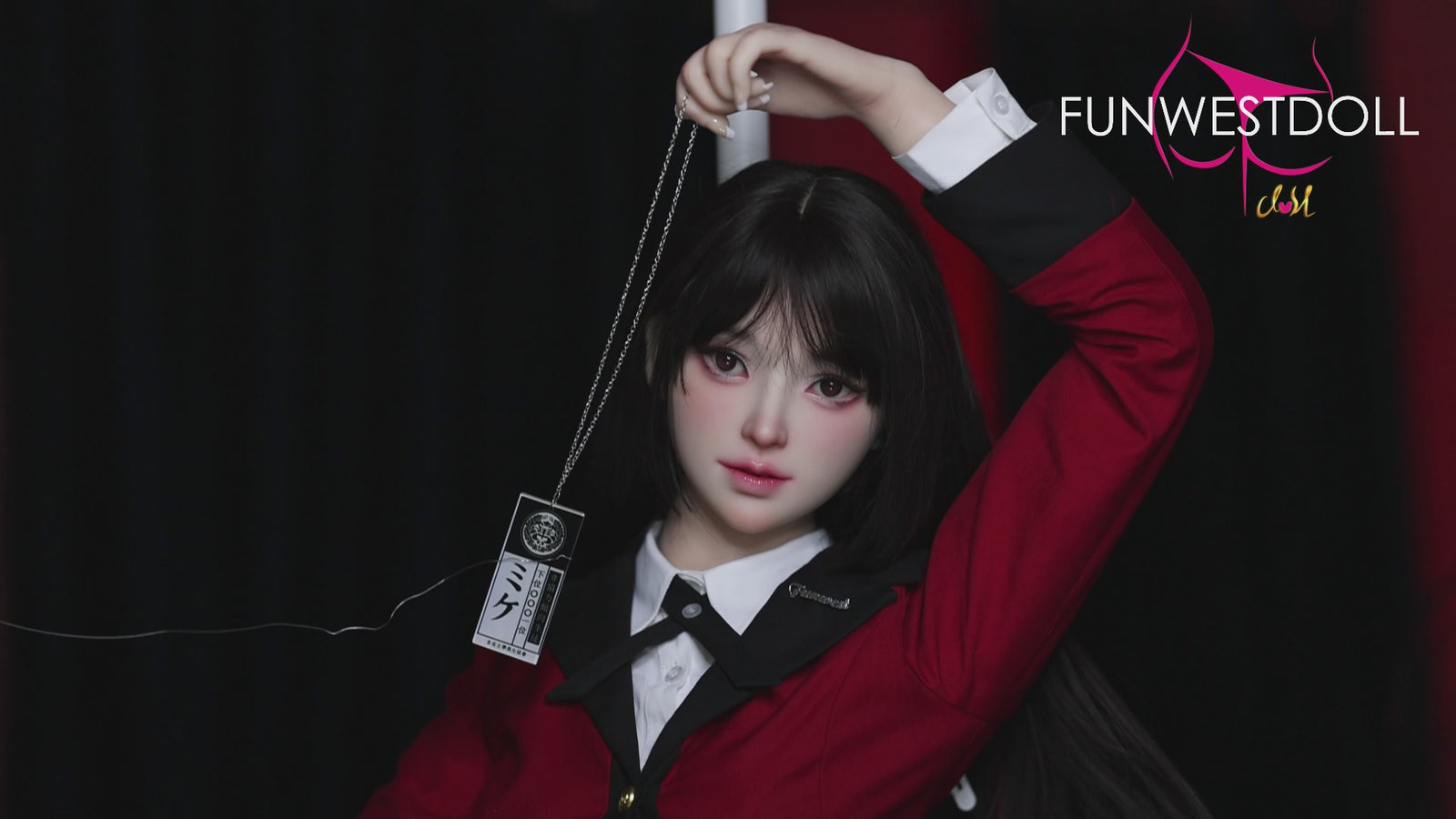 Yumeko Jabami seksinukk (FunWest Doll 159cm A-tass #038S silikooni)