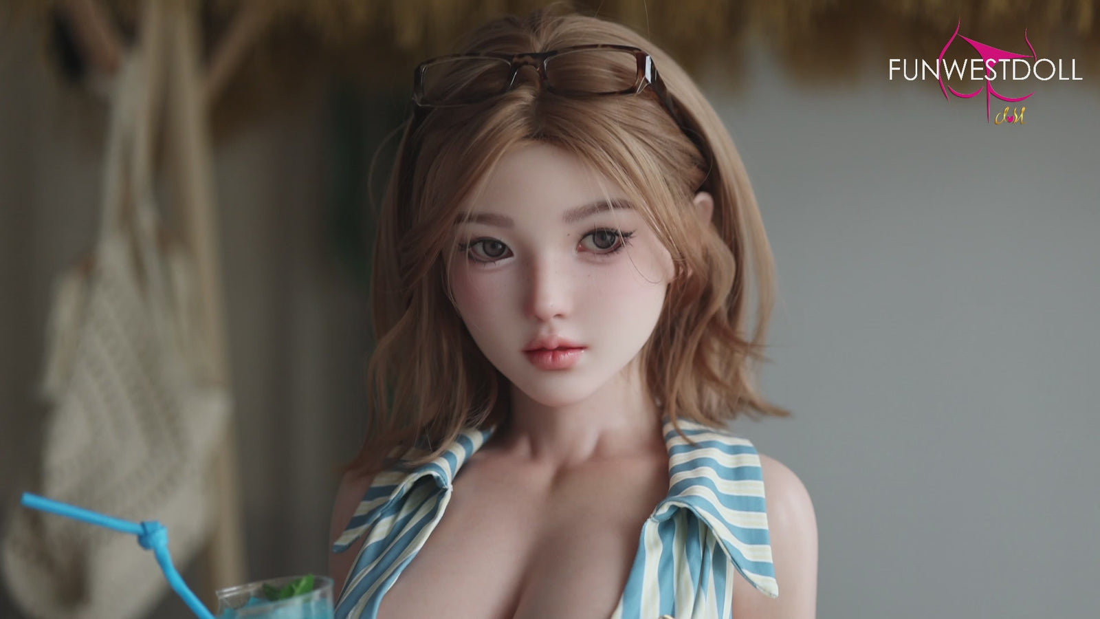 Nika seksnukk (FunWest Doll 152 cm D-Cup #053S silikoon)