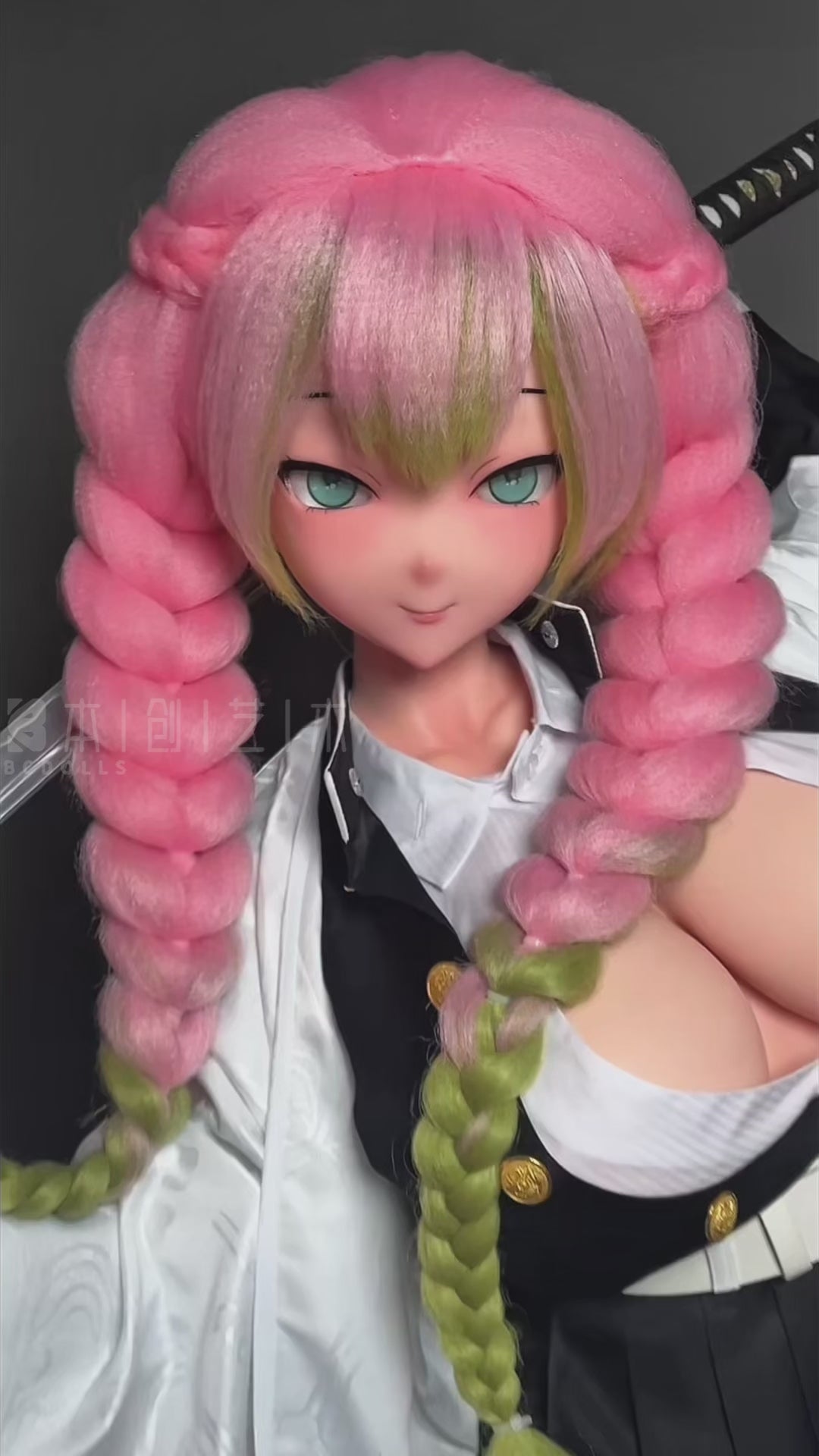 Mitsuri Kanroji seksnukk (BC-Doll 155 cm J-Cup #O03 silikoon)