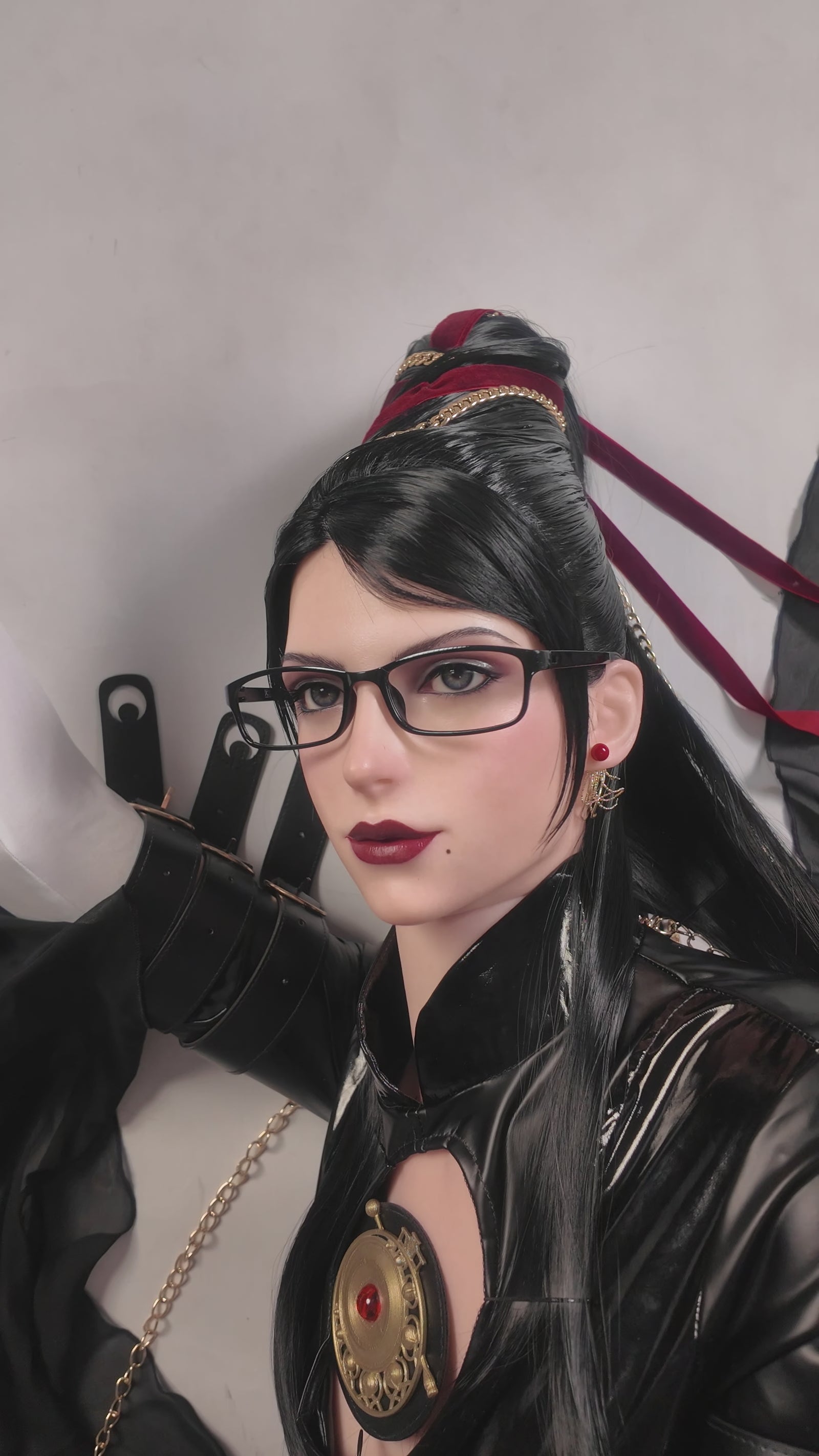 Bayonetta seksnukk (Game Lady 170 cm B-Cup nr 32-1 silikoon)