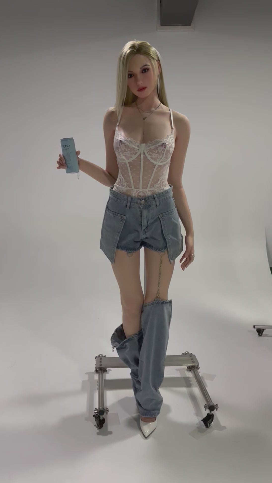 Zeina seksnukk (Zelex 175 cm E-Cup GE111-1 silikoon)