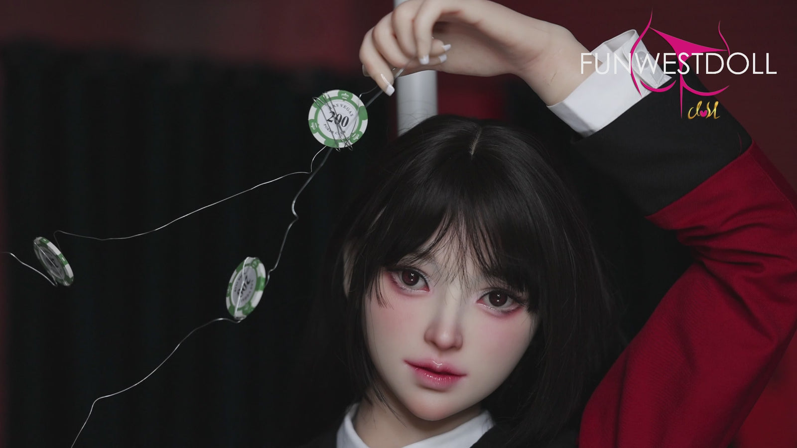 Yumeko Jabami seksinukk (FunWest Doll 159cm A-tass #038S silikooni)