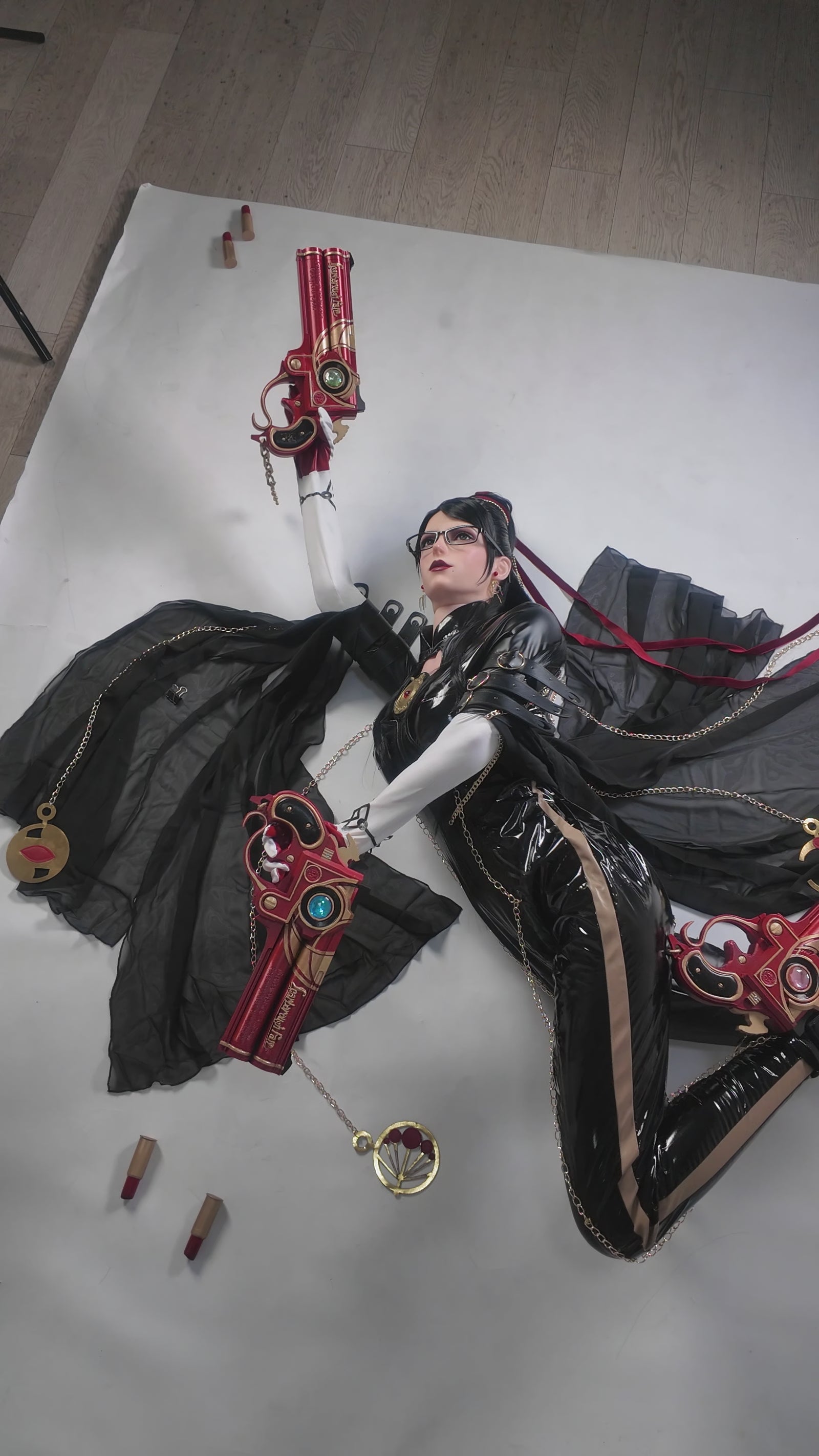 Bayonetta seksnukk (Game Lady 170 cm B-Cup nr 32-1 silikoon)