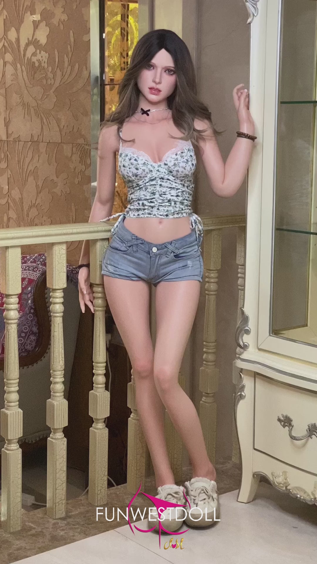 Alexa seksnukk (FunWest Doll 157 cm D-Cup #045S silikoon)