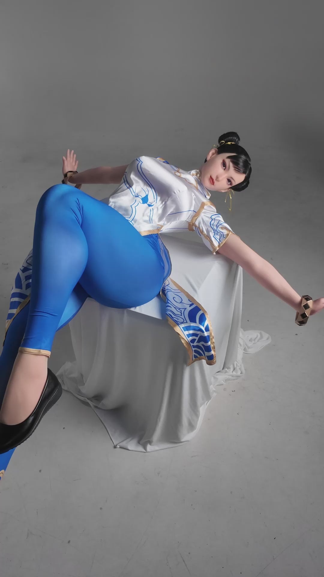 Chun Li seksnukk (Game Lady 169 cm F-Cup nr 33-1 silikoon)