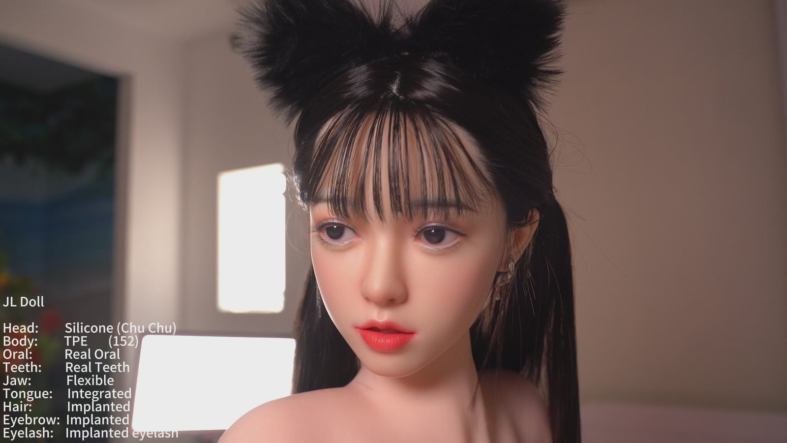 Chu seksnukk (Jarliet 152 cm D-Cup TPE + silikoon)