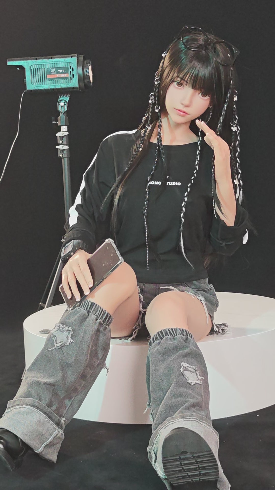 Xiaolu seksnukk (FUDoll 150 cm B-Cup silikoon)