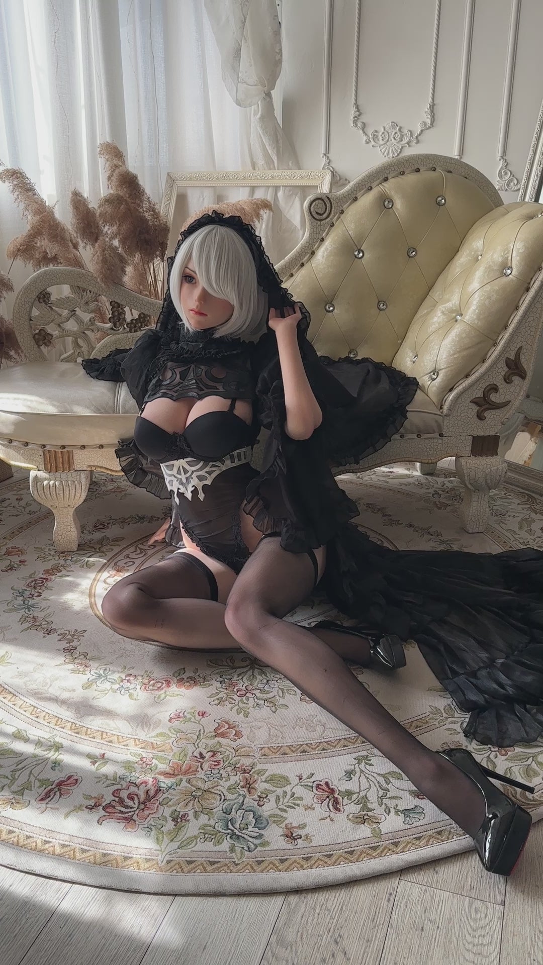 Yorha 2B seksnukk (Game Lady 171 cm E-Cup nr 18 silikoon)