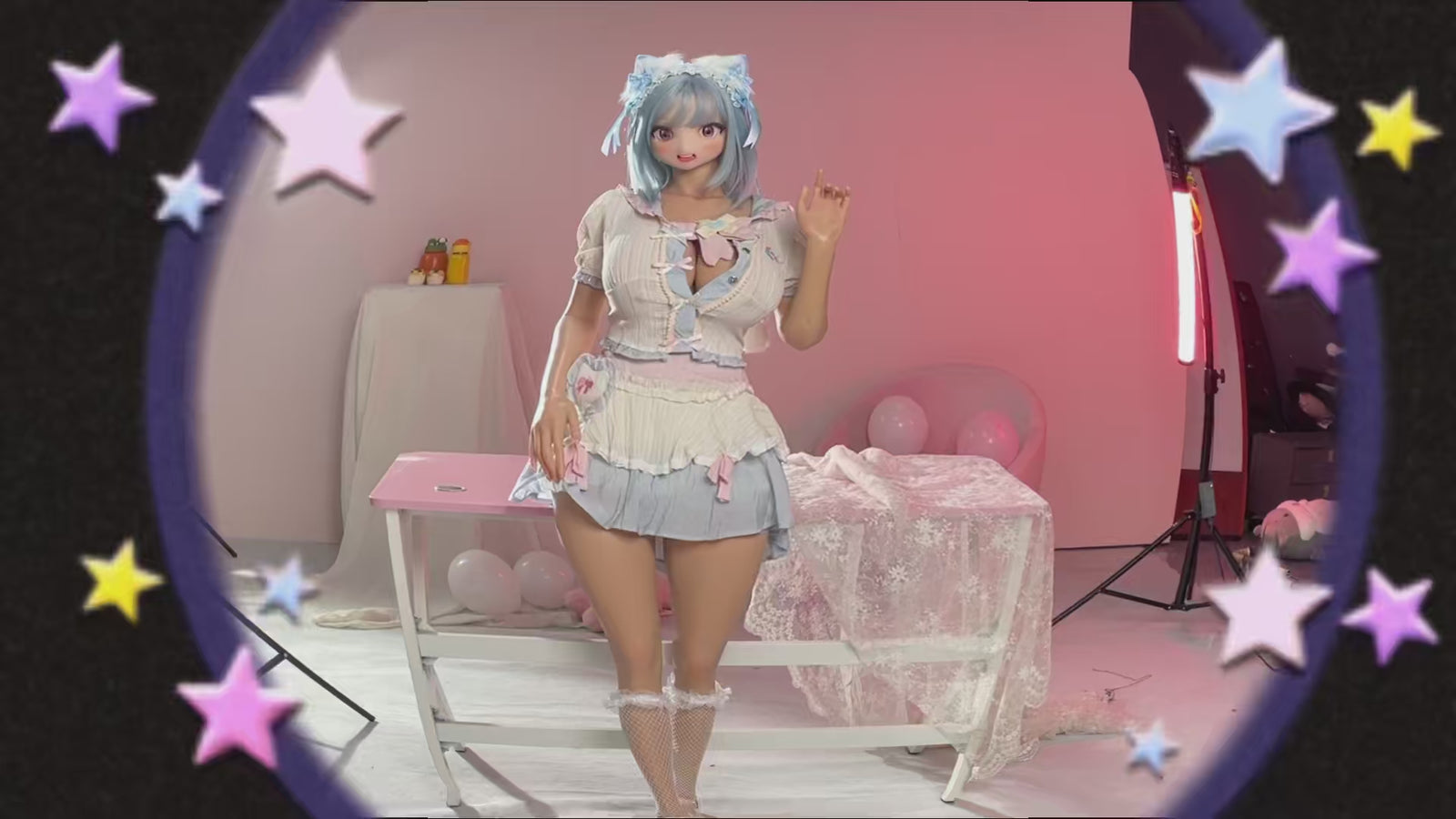 Akari seksnukk (YJL Doll 161 cm I-Cup silikoon)