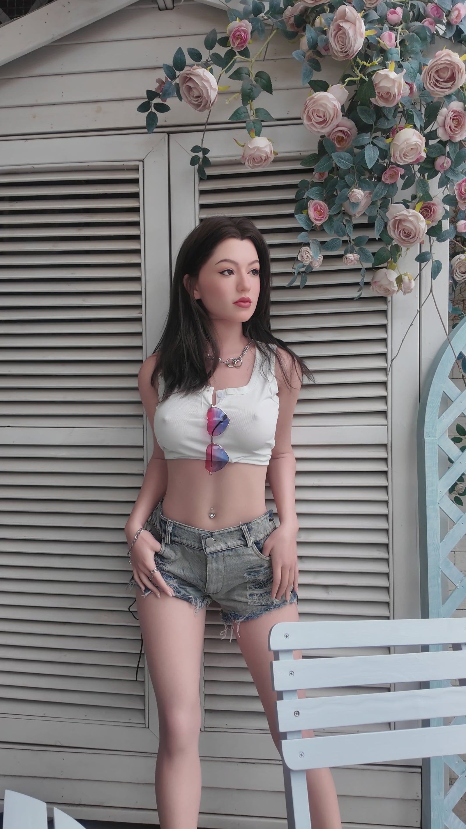 Kayli Seksnukk (Zelex 162 cm D-korv GE47-1 silikoon)
