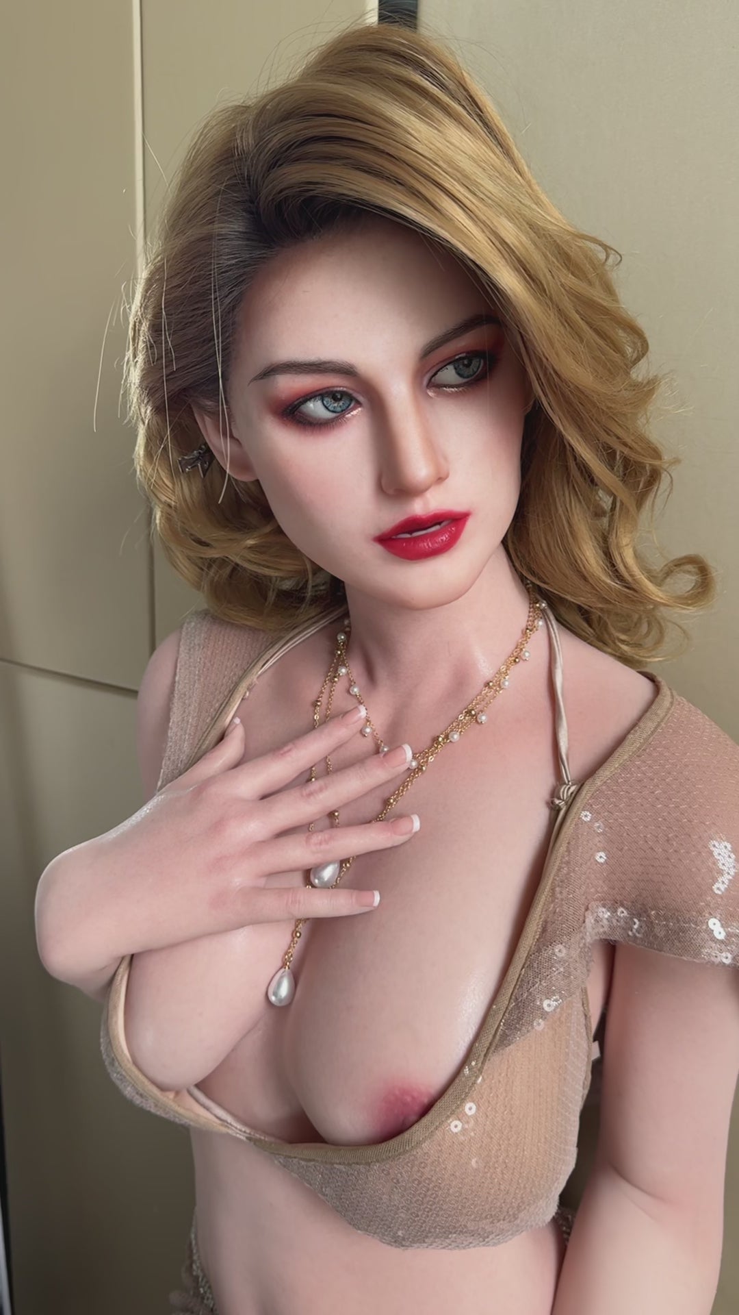 Amber seksnukk (Starpery 169 cm C-tass TPE + silikoon)