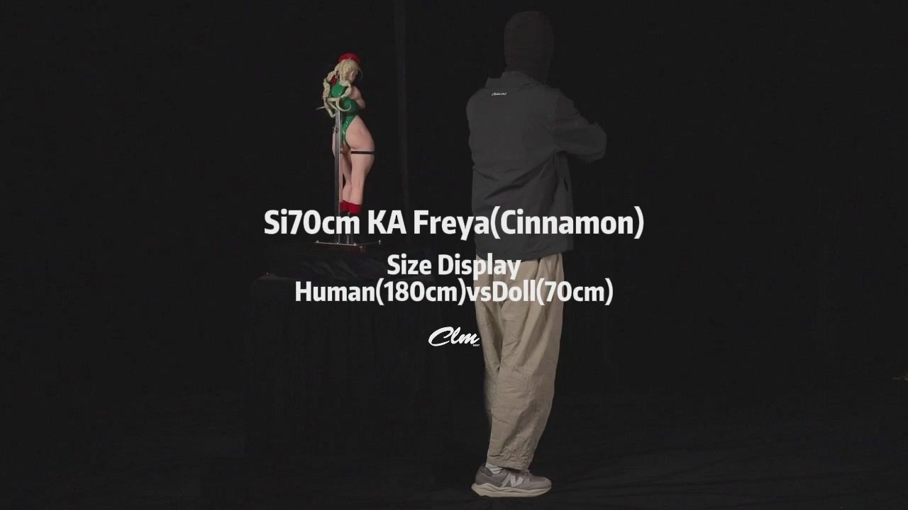 Cammy seksnukk (Climax Doll Mini 70cm D-tass silikoon)