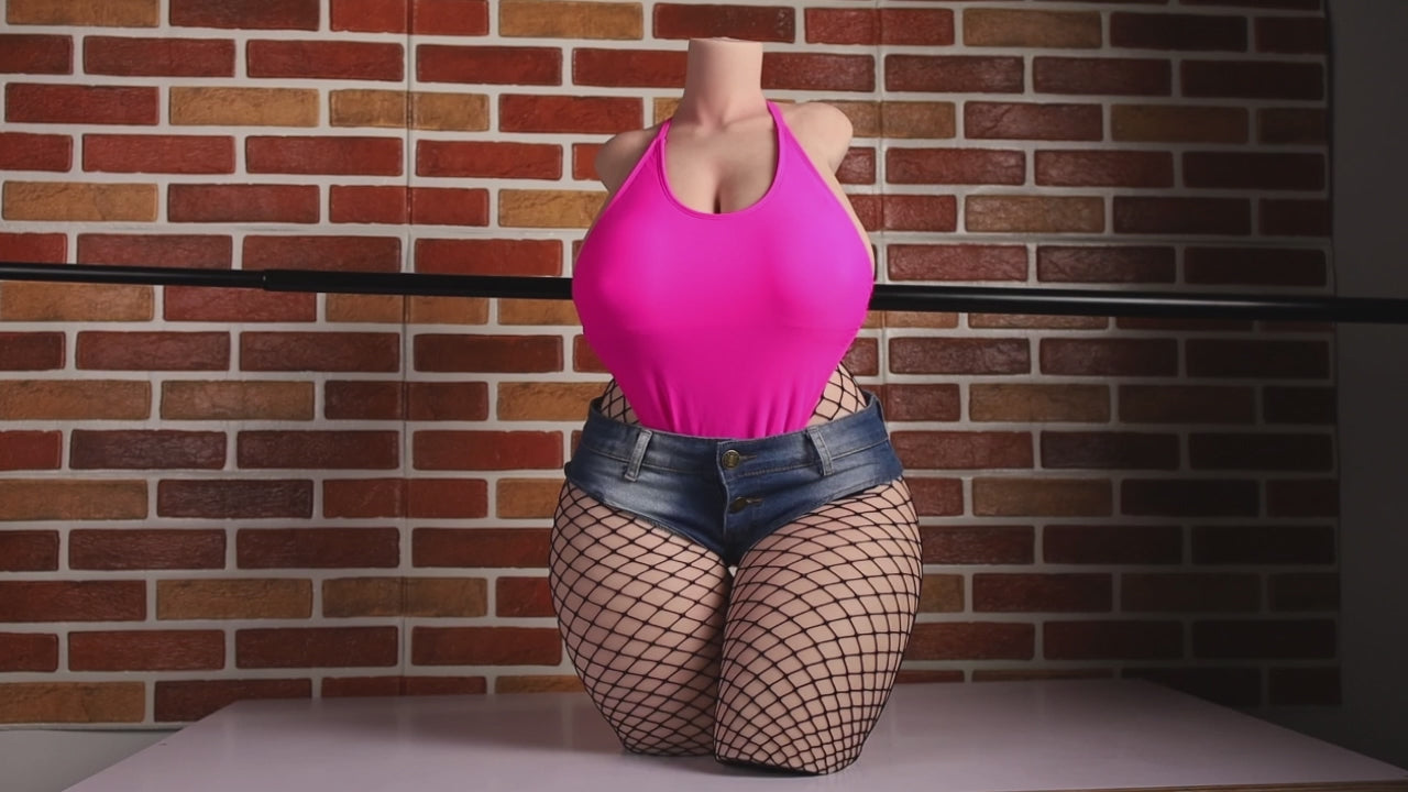 BBW Torso seksnukk (Climax Nukk ULW 80cm K-tass silikoon)