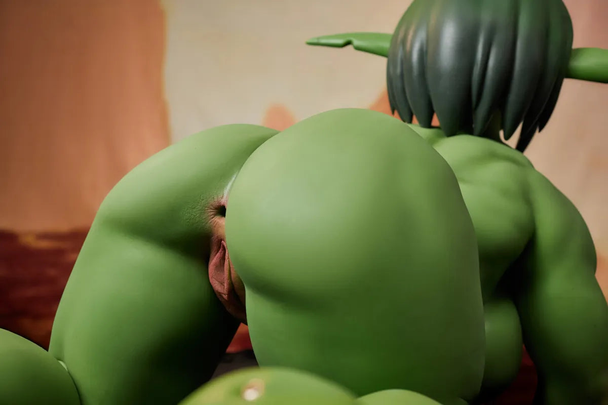 Barza Orc Sex Doll (Climax Doll Ultra 120cm J-tass silikoon) EXPRESS