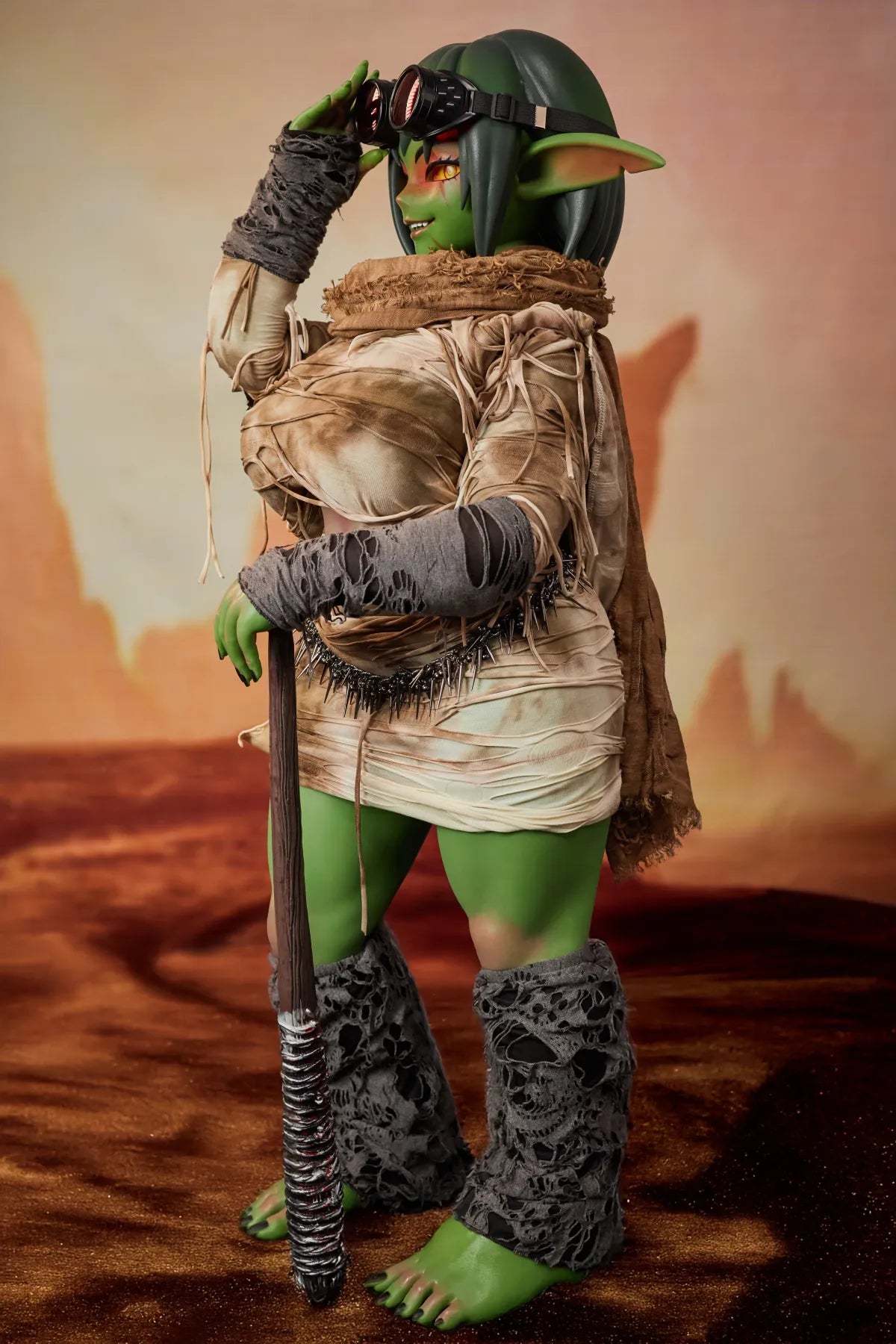 Barza Orc Sex Doll (Climax Doll Ultra 120cm J-tass silikoon) EXPRESS