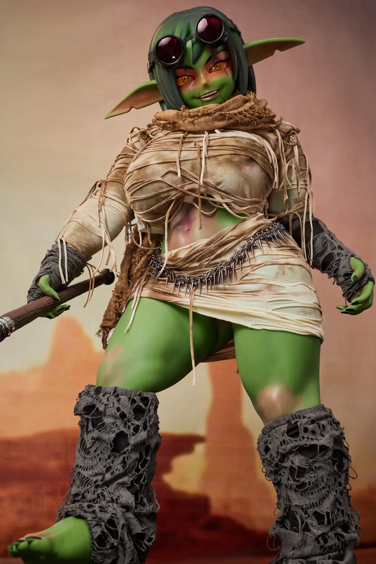 Barza Orc Sex Doll (Climax Doll Ultra 120cm J-tass silikoon) EXPRESS