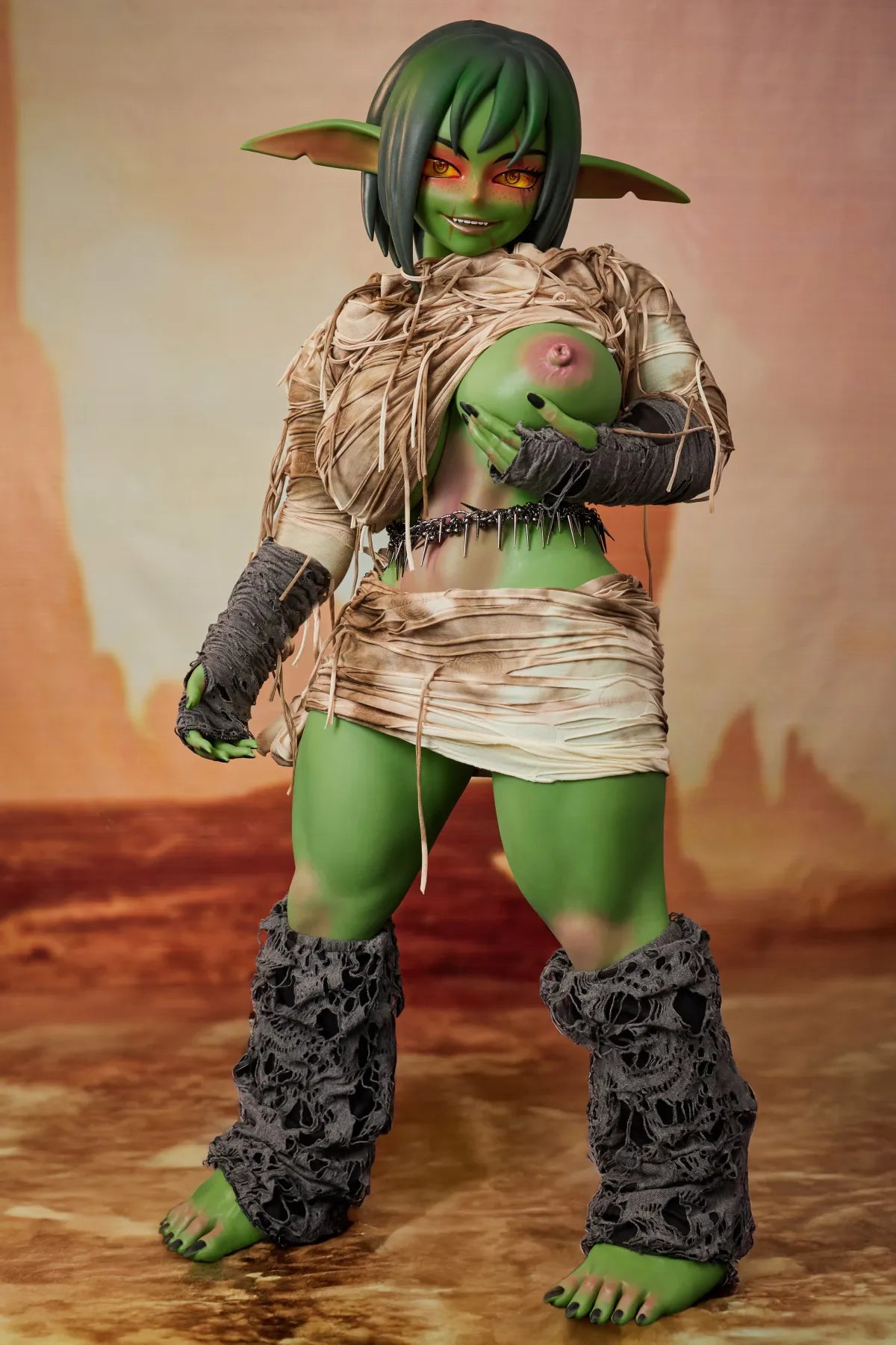 Barza Orc Sex Doll (Climax Doll Ultra 120cm J-tass silikoon) EXPRESS