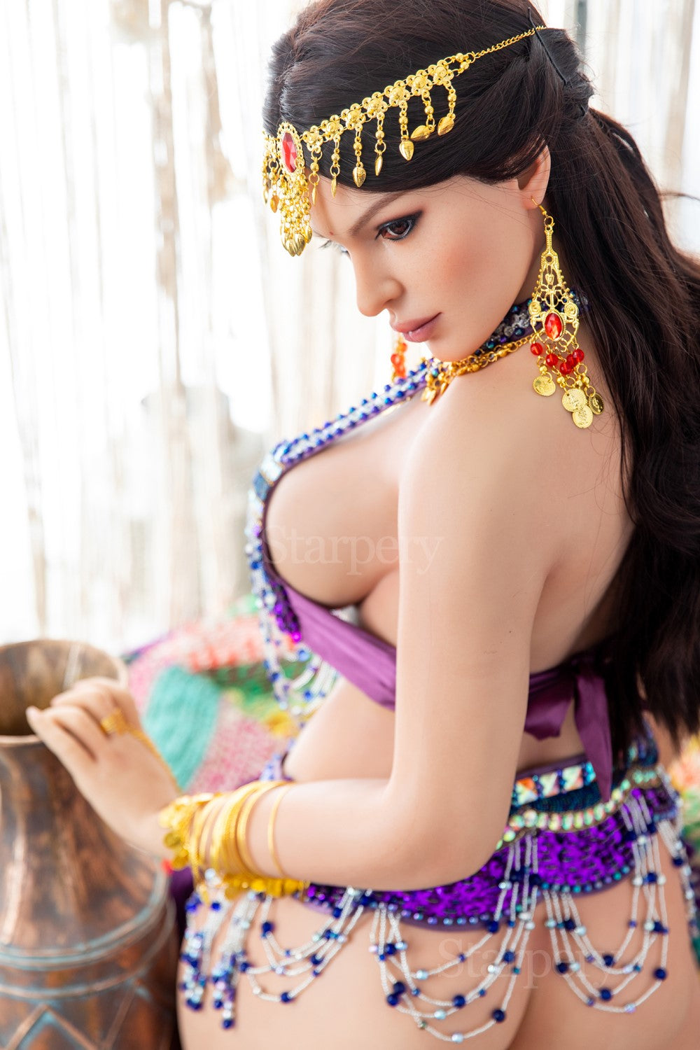 Jameela seksnukk (Starpery 165 cm G-tass TPE + silikoon)