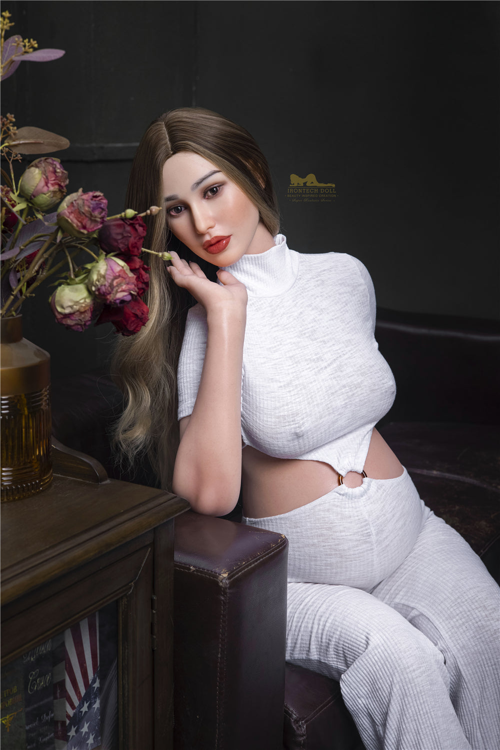 Pearl Gravid Sexdocka (Irontech Doll 158cm D-Kupa S19 Silikon)