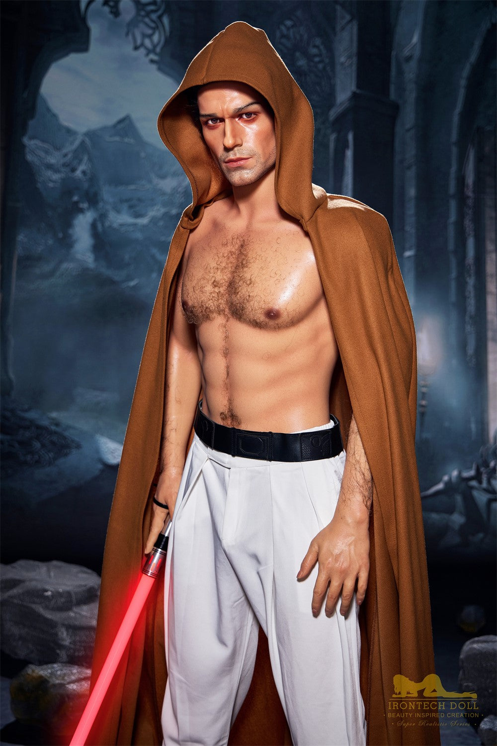 Luke meessoost seksnukk (Irontech Doll 170cm M5 silikoon)