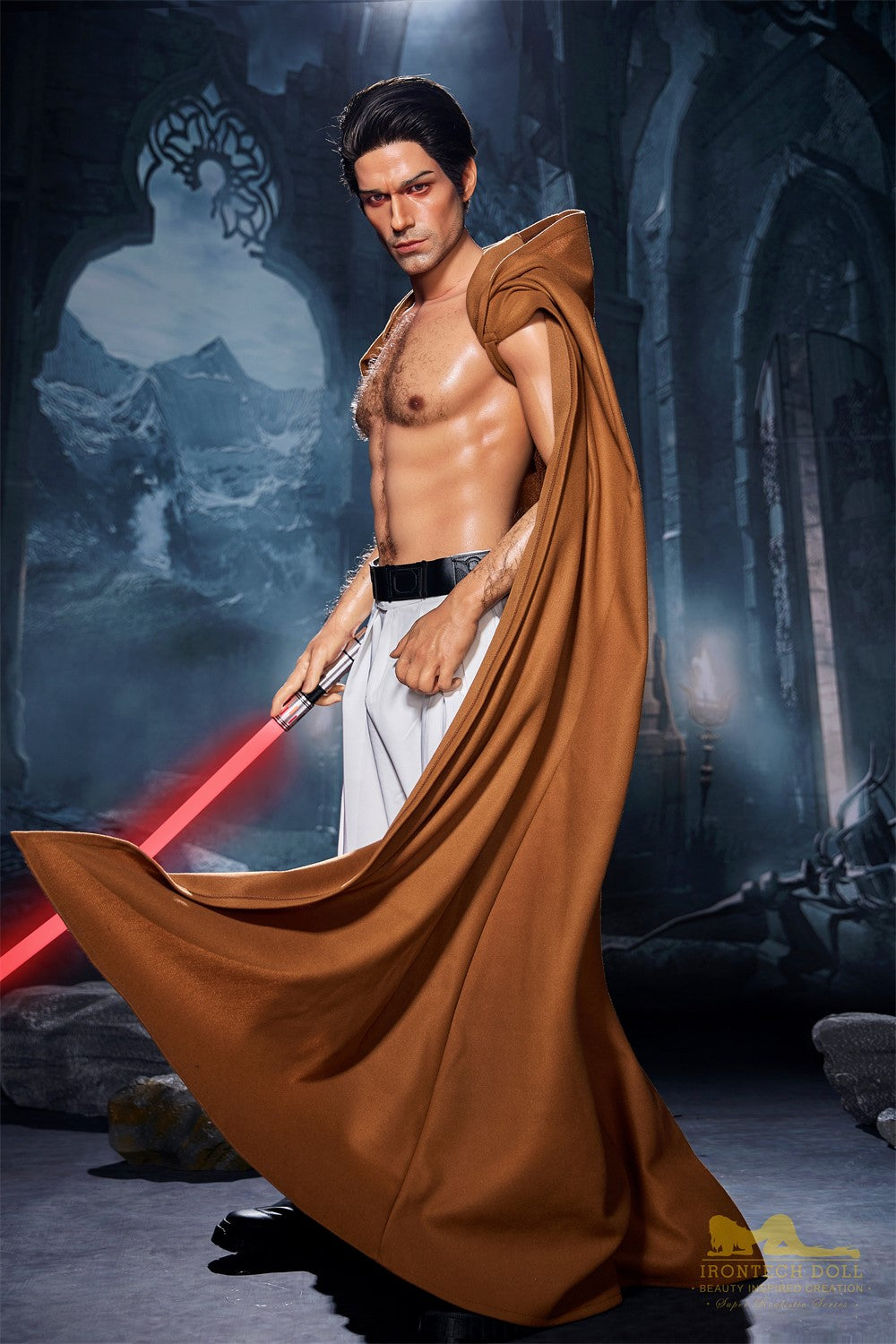 Luke meessoost seksnukk (Irontech Doll 170cm M5 silikoon)