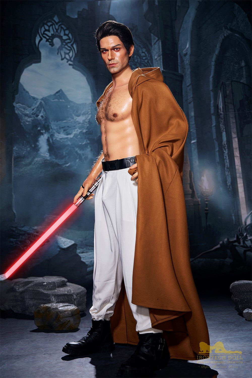Luke meessoost seksnukk (Irontech Doll 170cm M5 silikoon)