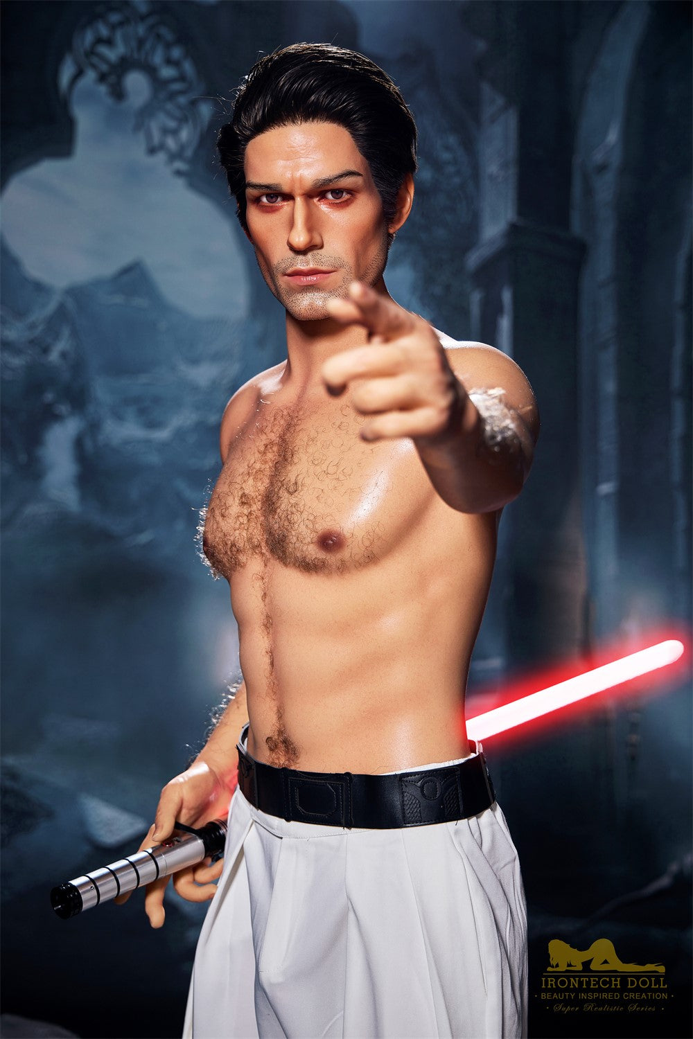 Luke meessoost seksnukk (Irontech Doll 170cm M5 silikoon)