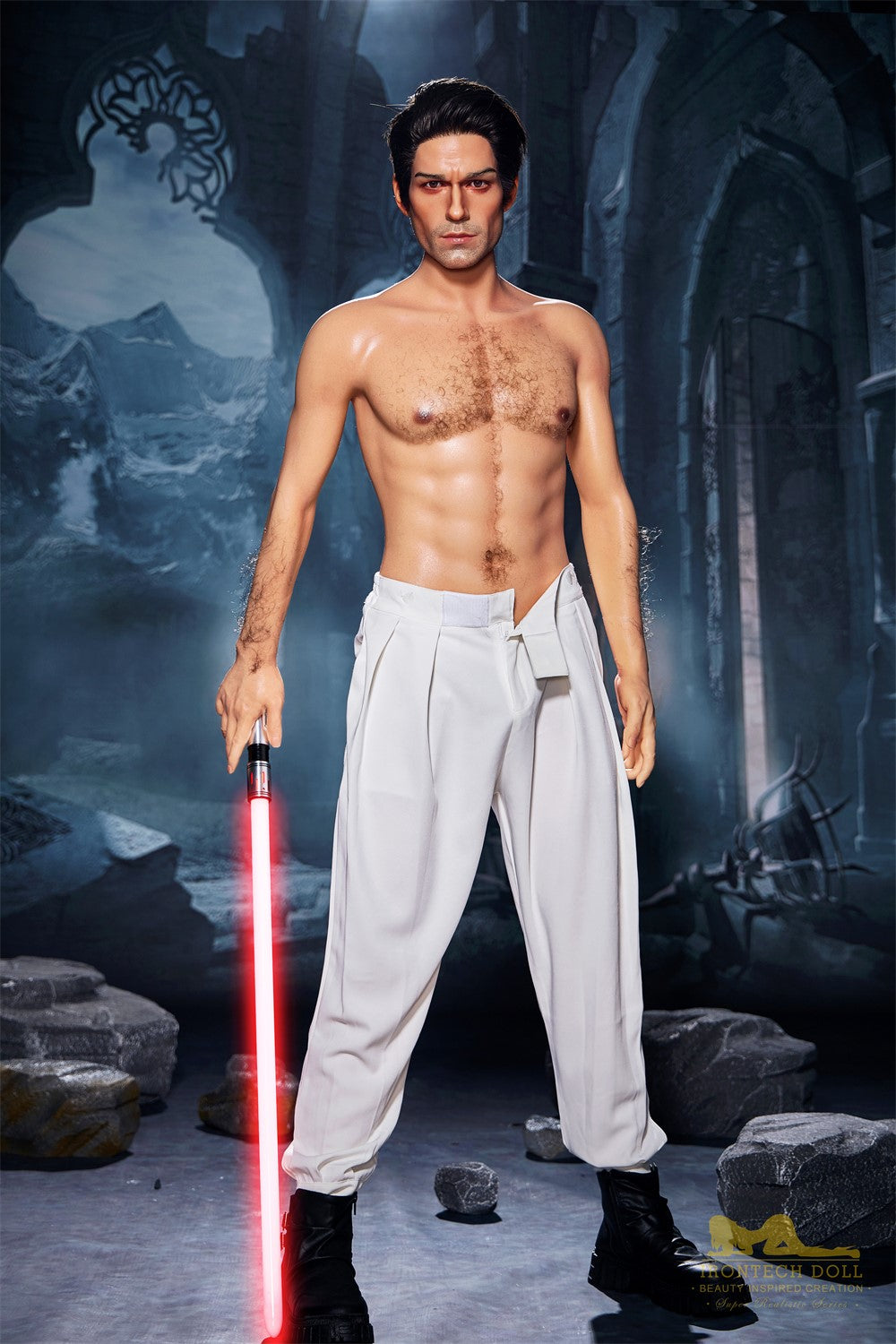 Luke meessoost seksnukk (Irontech Doll 170cm M5 silikoon)