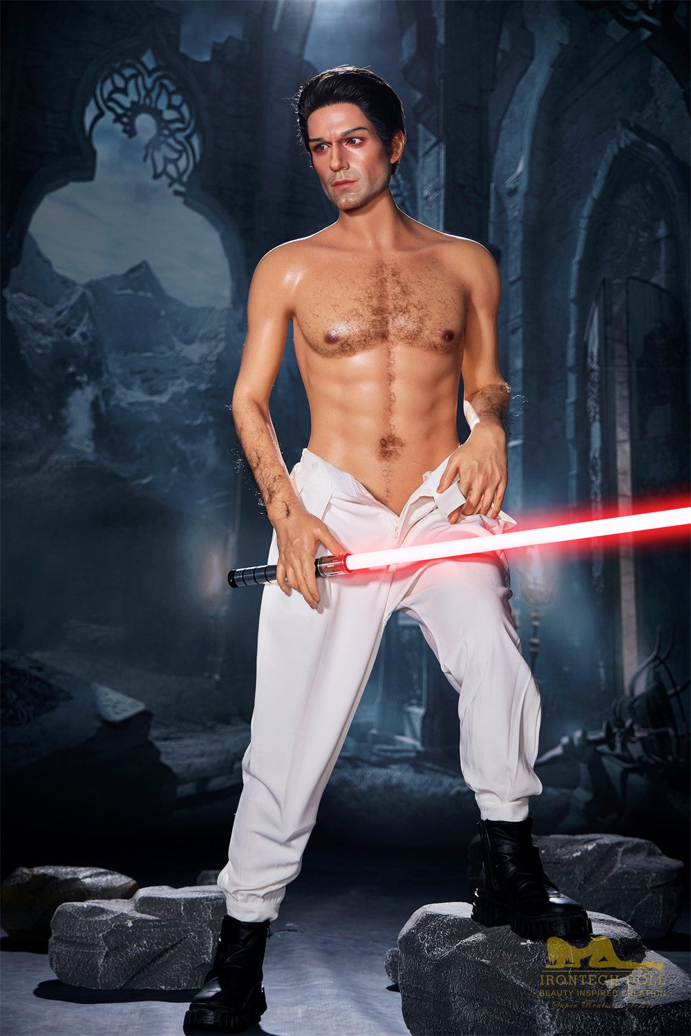 Luke meessoost seksnukk (Irontech Doll 170cm M5 silikoon)