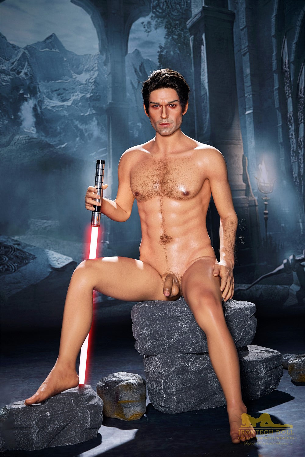 Luke meessoost seksnukk (Irontech Doll 170cm M5 silikoon)