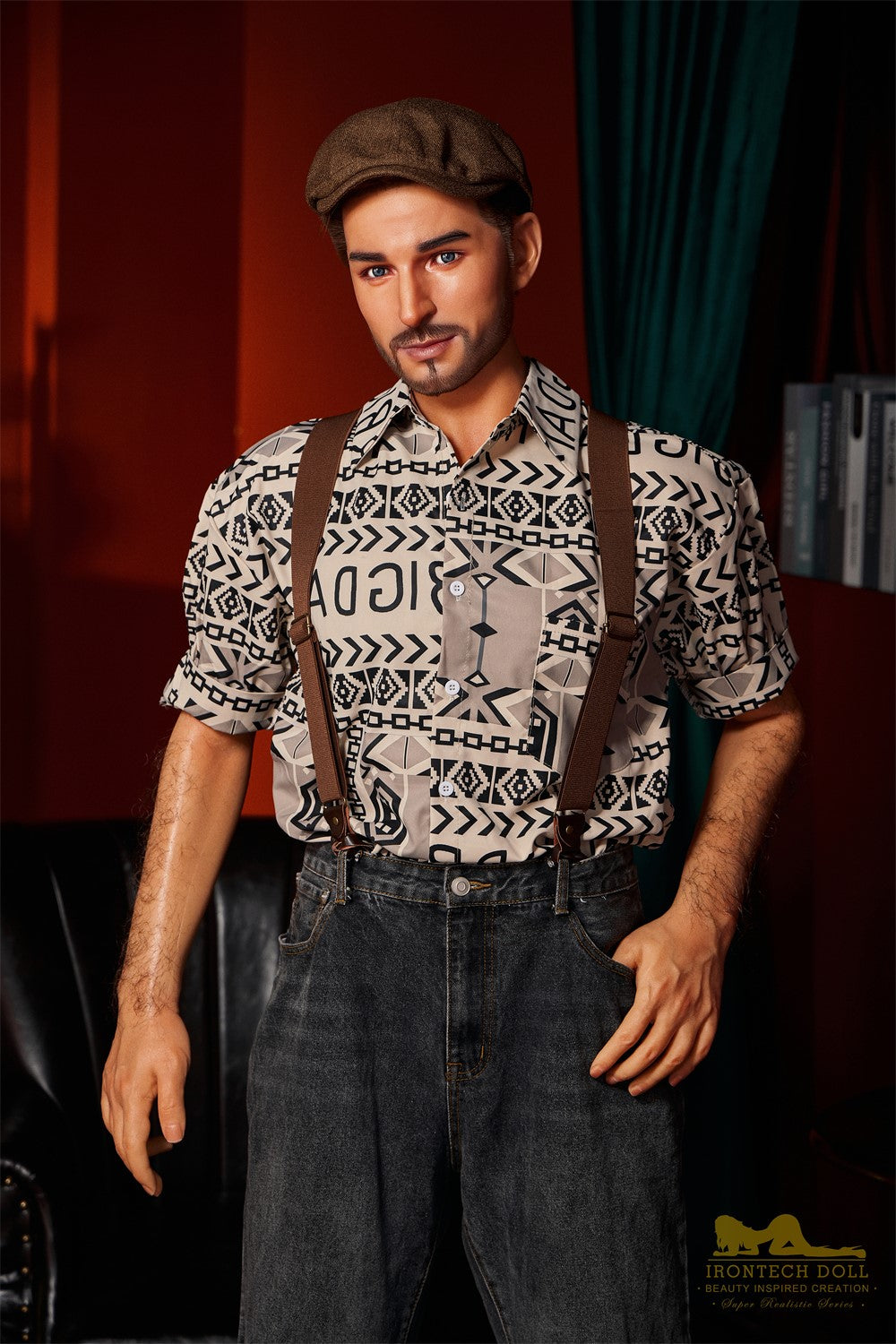 Antonio meessoost seksnukk (Irontech Doll 170cm M3 silikoon)