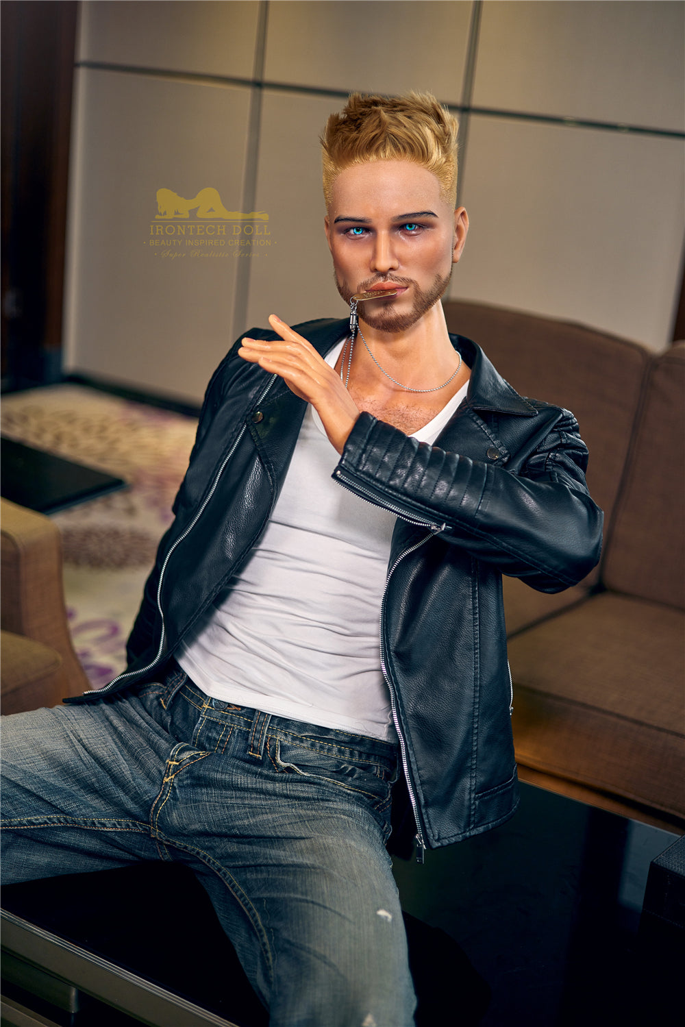 Kevin Manlig Sexdocka (Irontech Doll 176cm M1 Silikon)