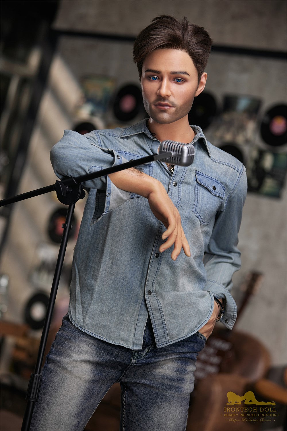 Steve meessoost seksnukk (Irontech Doll 170 cm M4 silikoon)