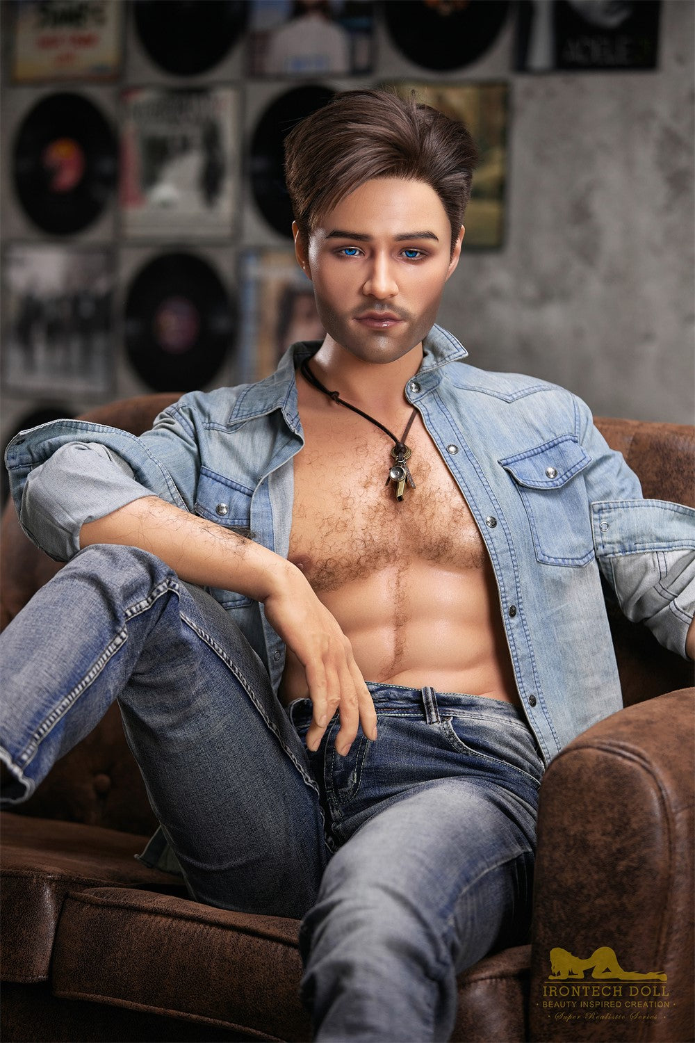 Steve meessoost seksnukk (Irontech Doll 170 cm M4 silikoon)