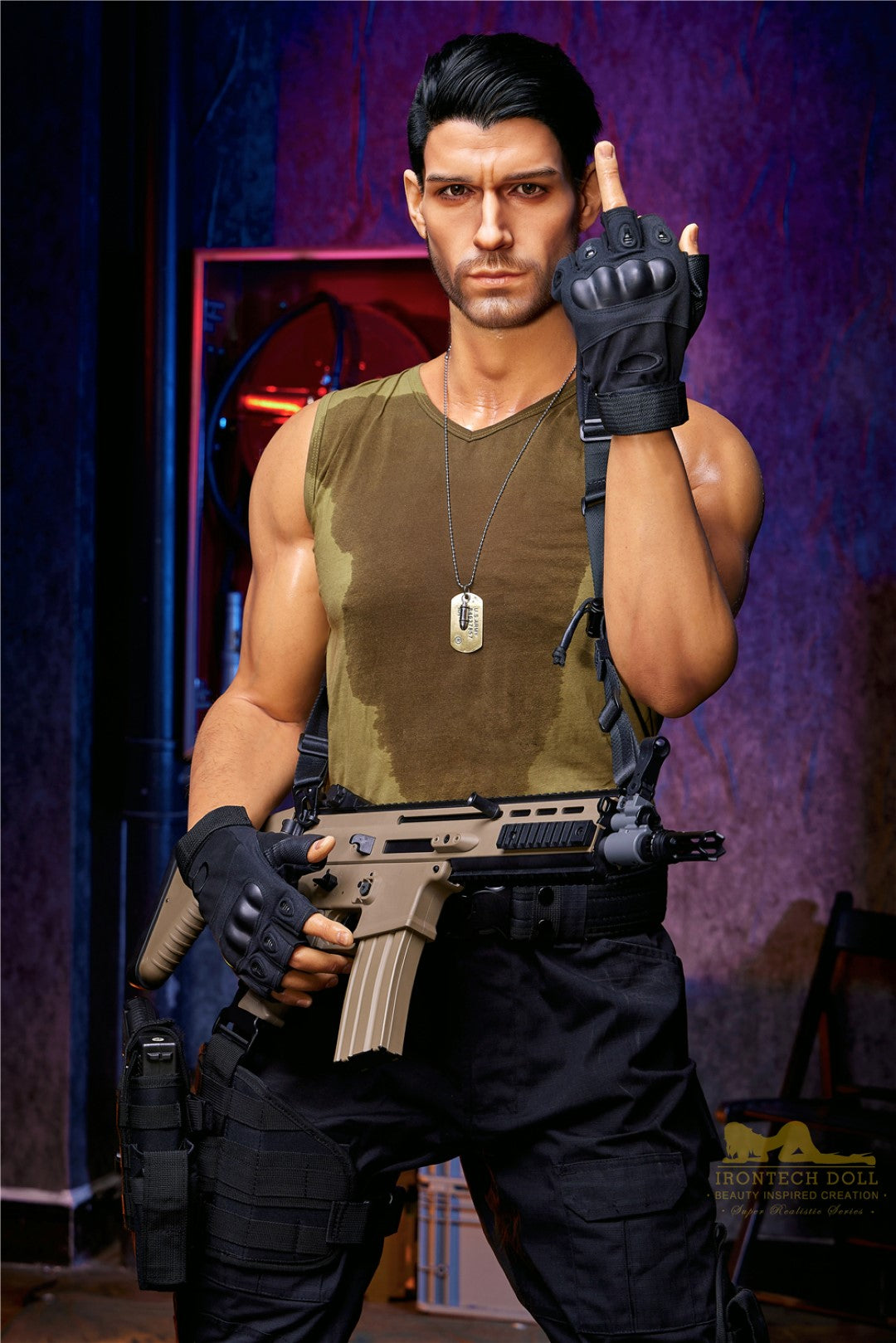 Thomas Manlig Sexdocka (Irontech Doll 176cm M5 Silikon)