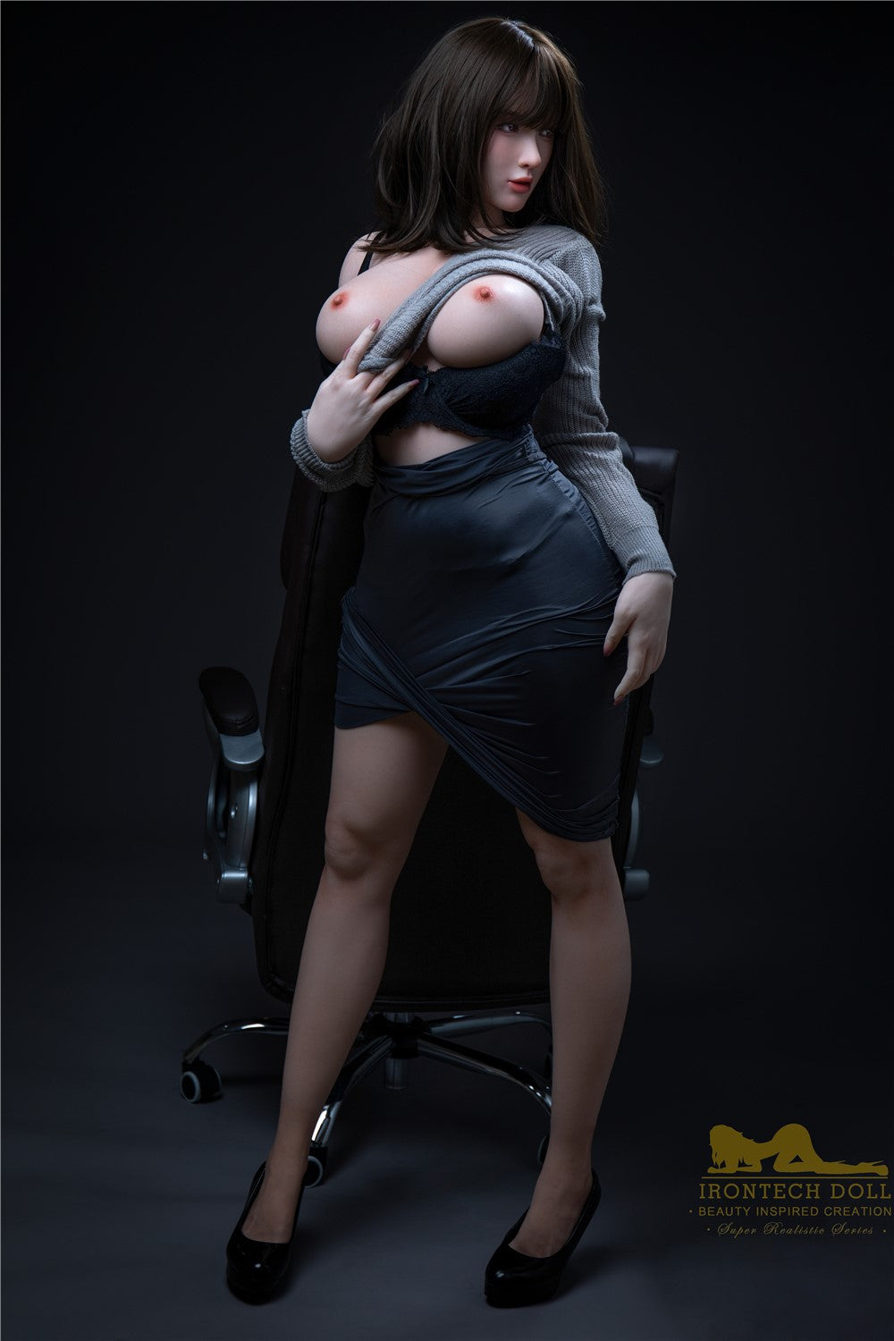 Hana seksnukk (Irontech Doll 165 cm F-Cup S1 silikoon)