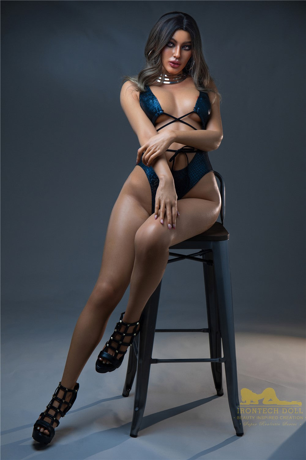 Malika seksnukk (Irontech Doll 166 cm B-Cup S28 silikoon)