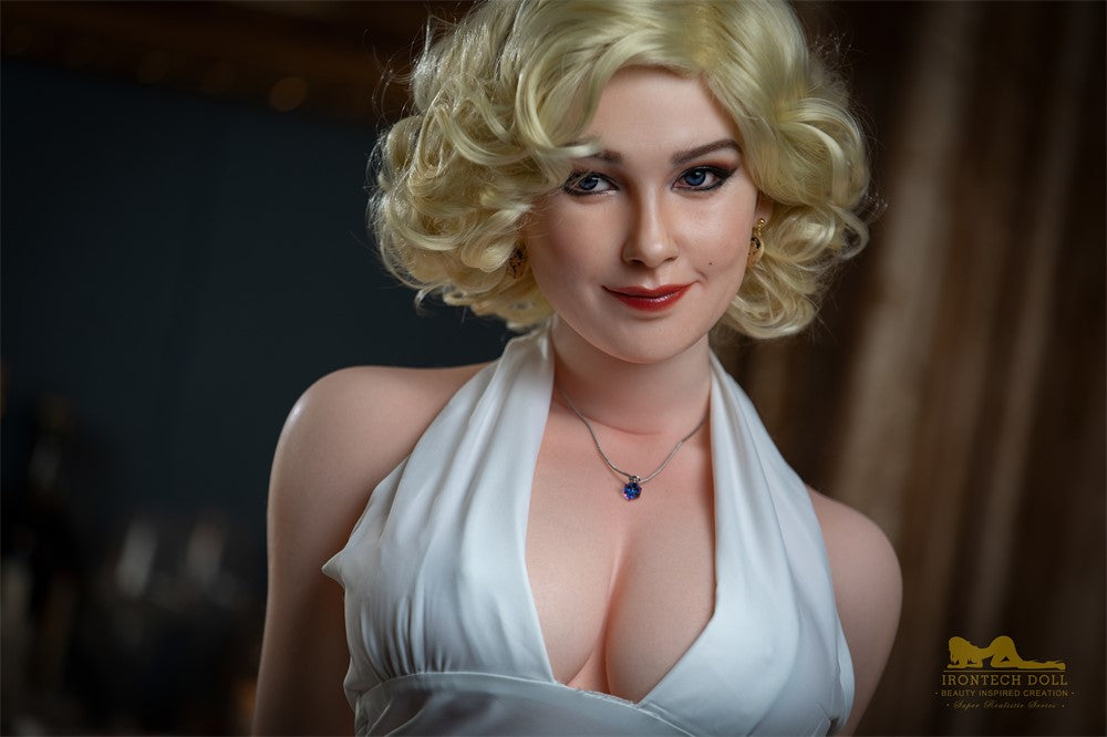 Marilyn Sexdocka (Irontech Doll 164cm E-kupa S12 Silikon)