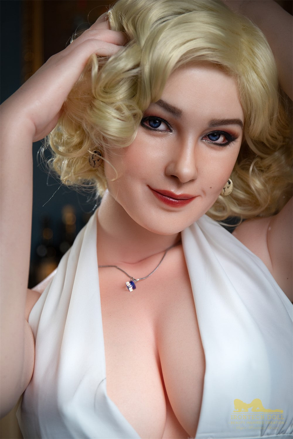 Marilyn Sexdocka (Irontech Doll 164cm E-kupa S12 Silikon)