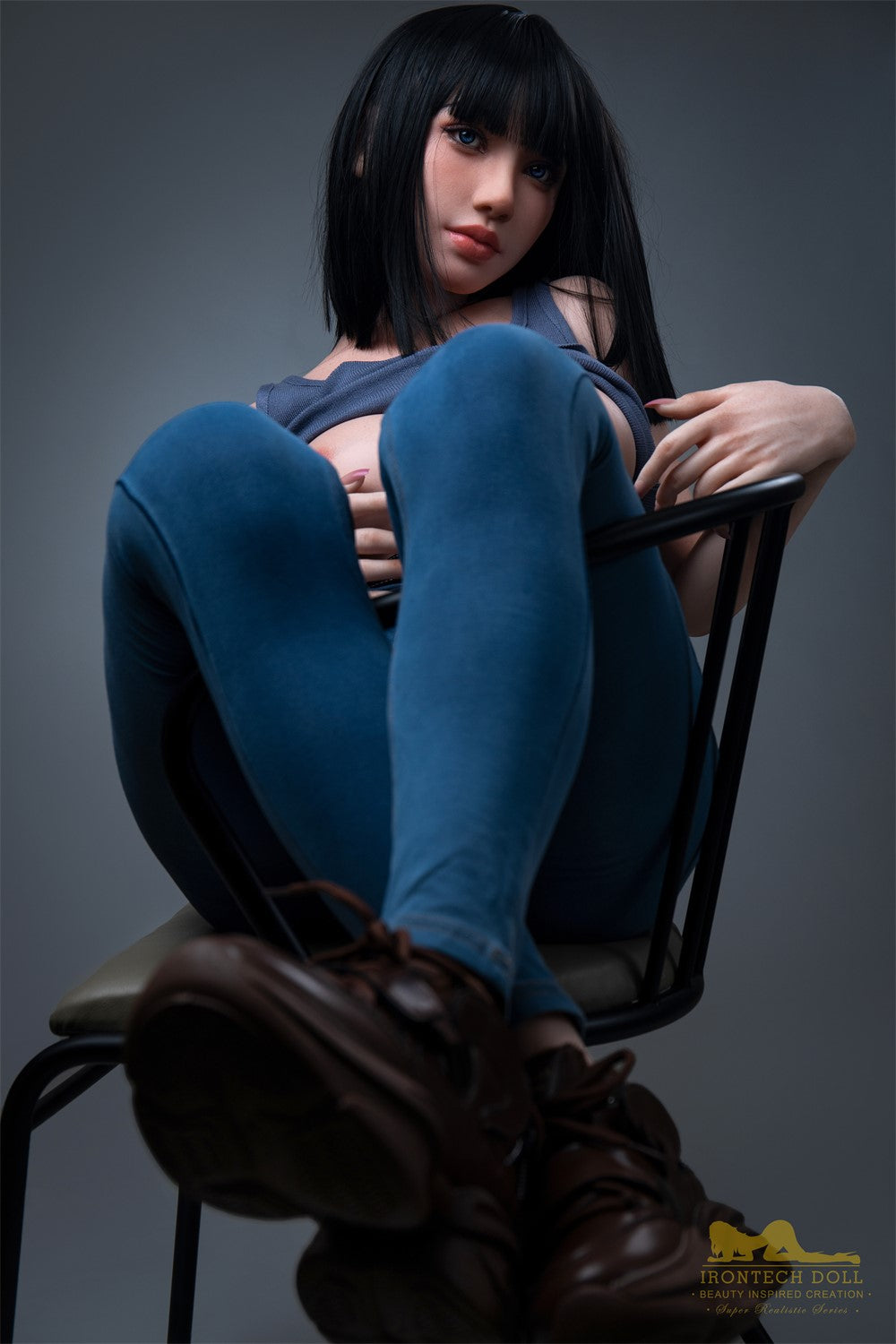 Rita seksnukk (Irontech Doll 153cm E-Kupa S30 silikoon)