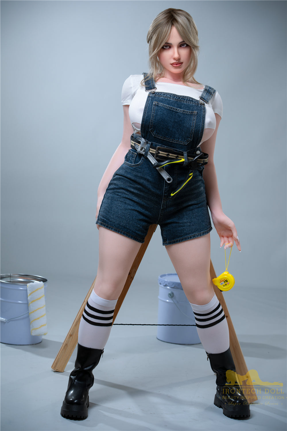 Claudia seksnukk (Irontech Doll 160 cm H-tass S17 silikoon)
