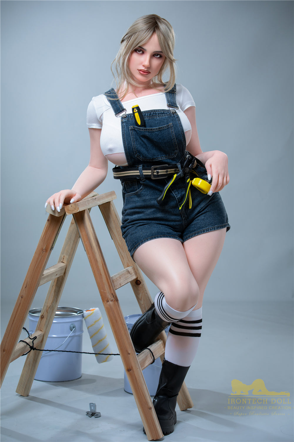 Claudia seksnukk (Irontech Doll 160 cm H-tass S17 silikoon)