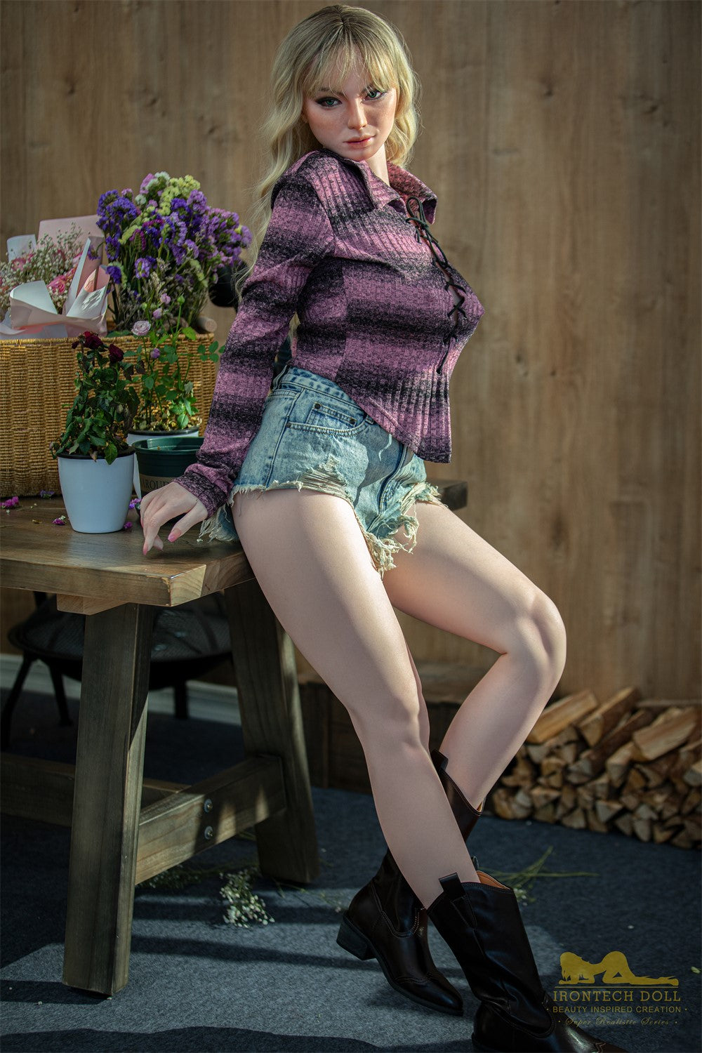 Maria seksnukk (Irontech Doll 165 cm F-Cup S22 silikoon)