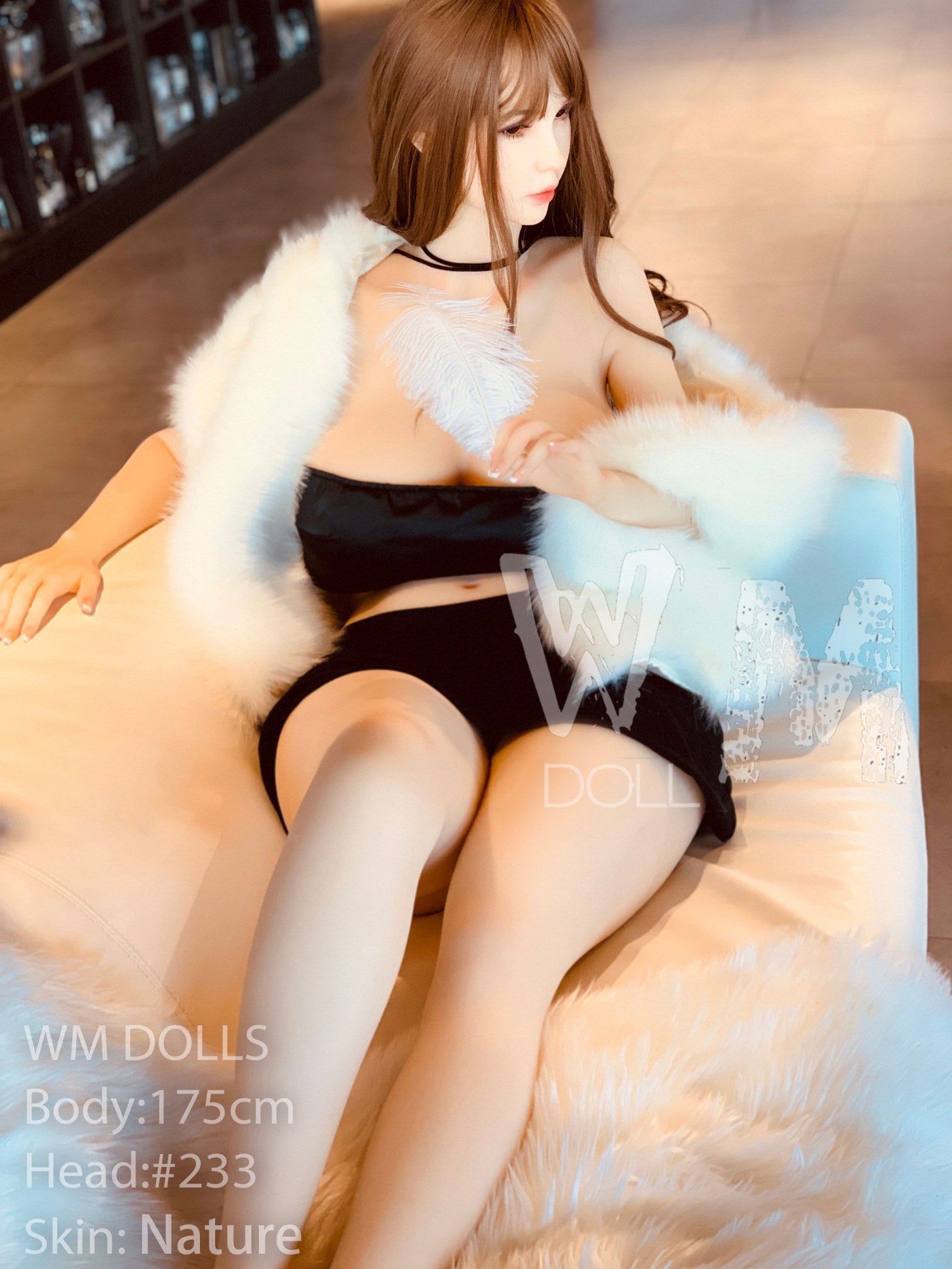 Adeline seksnukk (WM-Doll 175 cm G-Cup #233 TPE)