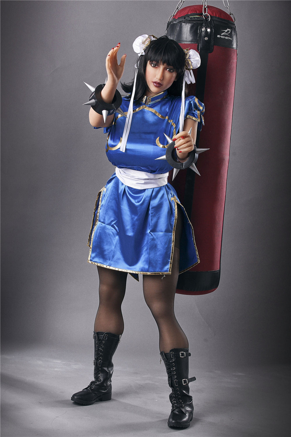 Chun-Li seksinukk (Irontech Doll 158 cm F-Cup #69 TPE)