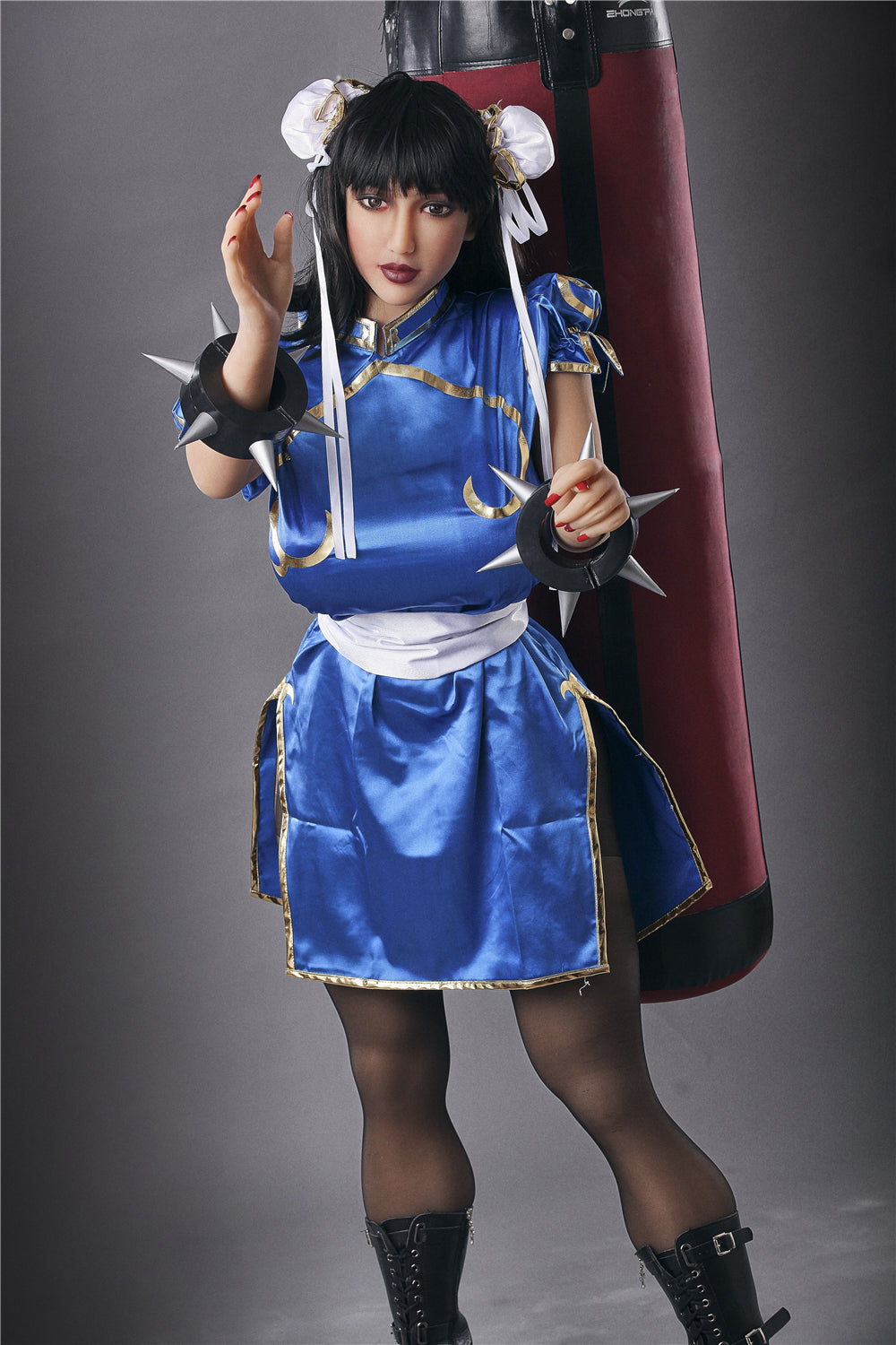 Chun-Li seksinukk (Irontech Doll 158 cm F-Cup #69 TPE)