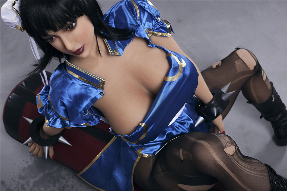 Chun-Li seksinukk (Irontech Doll 158 cm F-Cup #69 TPE)
