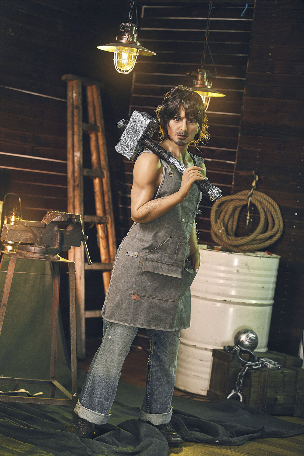 Nicholas Manlig Sexdocka (Irontech Doll 162cm #204 TPE)
